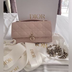 Miss Dior Mini Bag Powder Pink Cannage Lambskin 💕